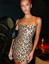 Gorgeous leopard print mini dress