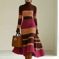 Sylvia turtleneck midi dress