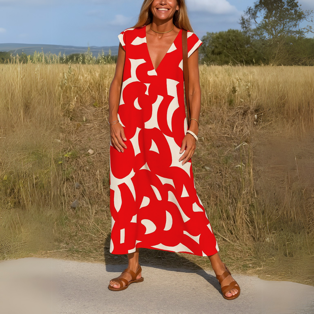 Valerie | Airy V-neck dress
