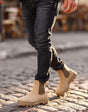 Men's Boots - Beige Suede - 113