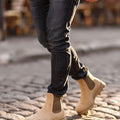 Men's Boots - Beige Suede - 113
