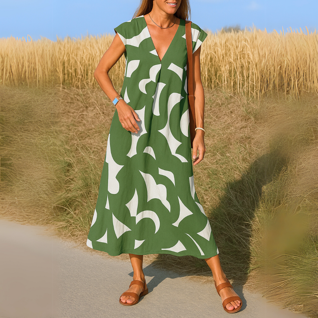 Valerie | Airy V-neck dress