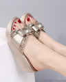 Sandals with wedge heel