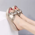 Sandals with wedge heel