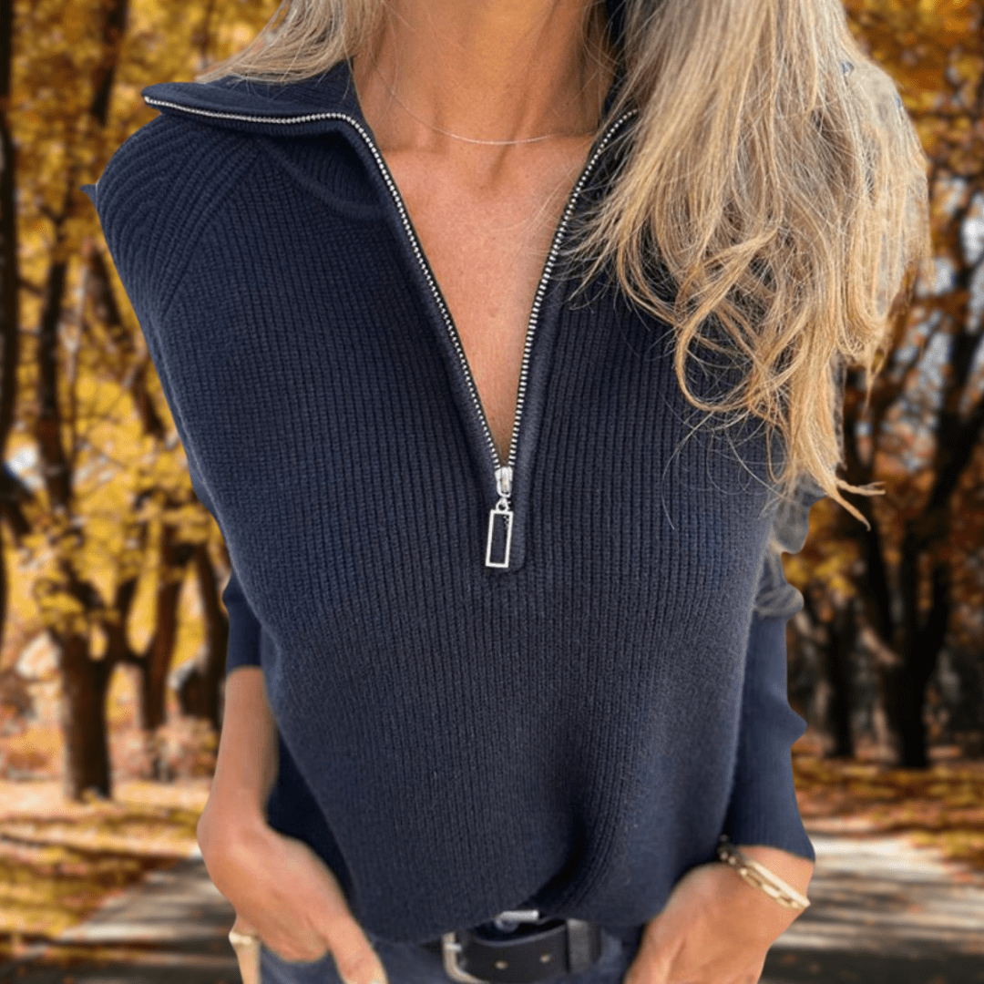 NOBLE | TIMELESS KNITTED SWEATER WITH TUMMY COVERAGE