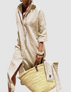 Nichole™ Elegant Striped Summer Dress