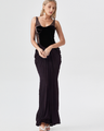 Lunara dress with mesh patchwork