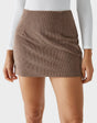 Short A-line corduroy casual skirt