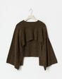 Knitted cape top