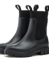 Anti-slip, waterproof boots with a thick sole, mid-calf high