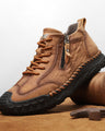 Men's vintage work boots, suitable for outdoor use