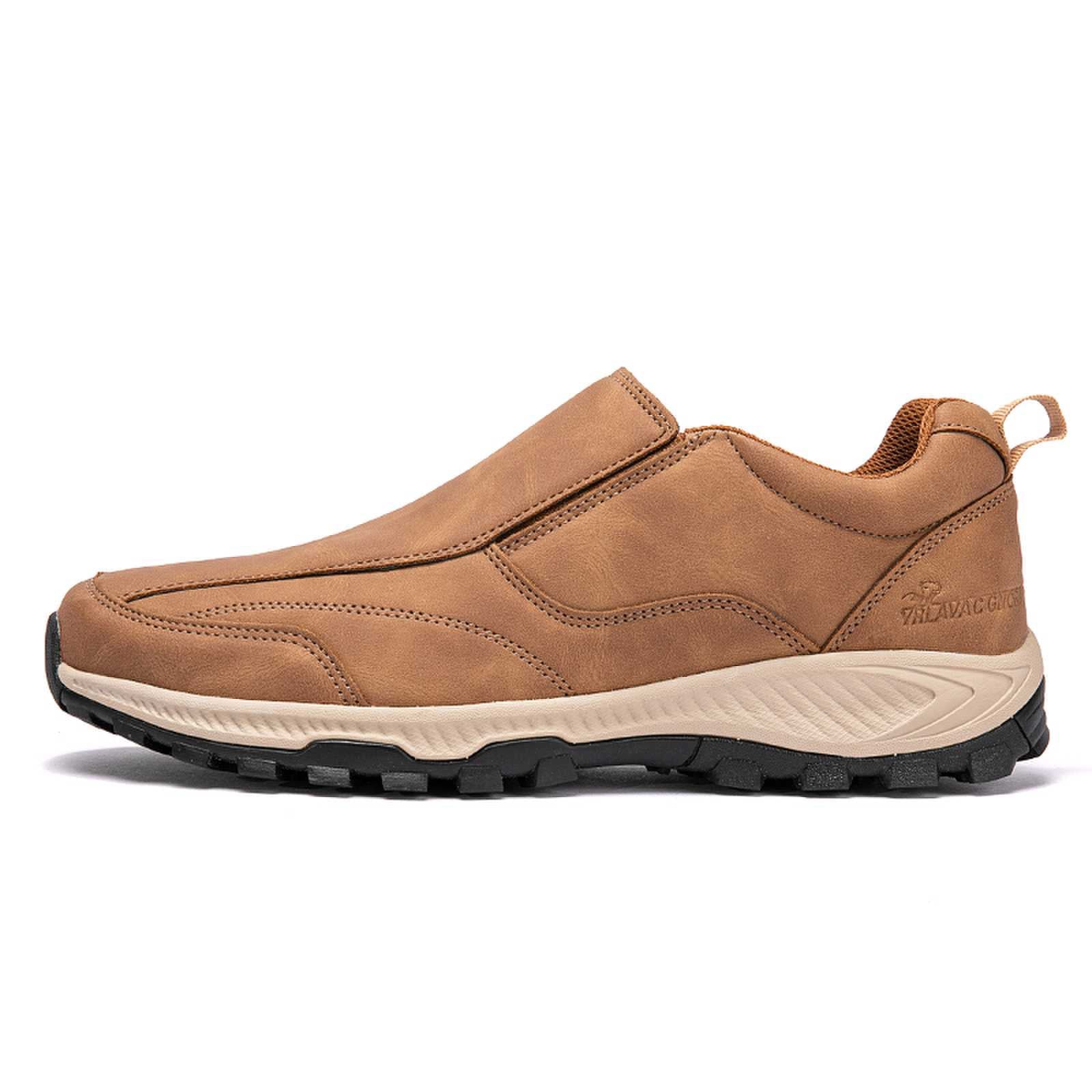 Men's waterproof slip-on shoes, ideal for adventurous activities.