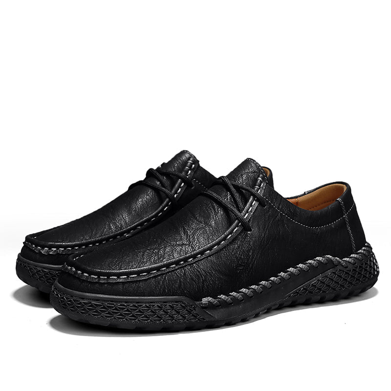 Men's real leather loafers, casual shoes