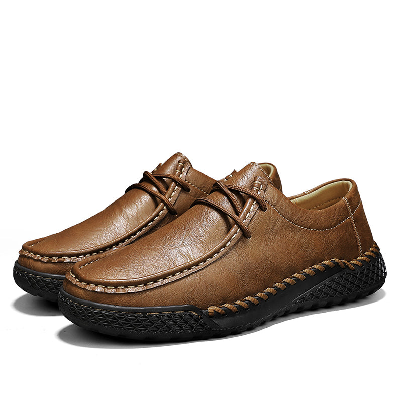 Men's real leather loafers, casual shoes