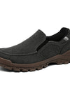 Men's comfortable, non-slip, slip-on pigskin shoes, ideal for casual walking.