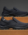 Men's comfortable, non-slip, slip-on pigskin shoes, ideal for casual walking.