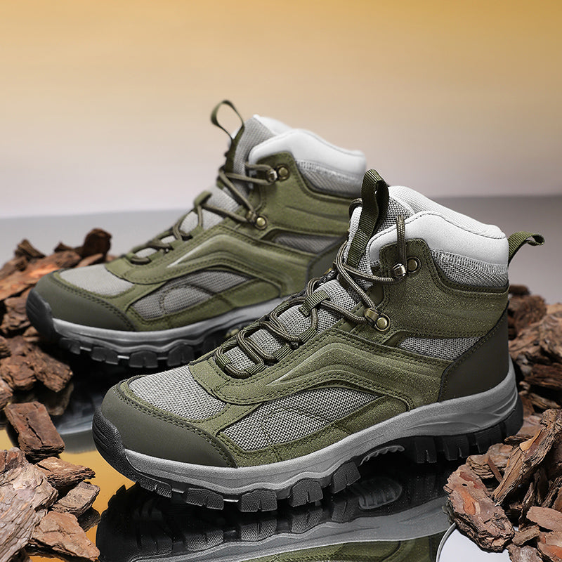 Men's Waterproof Hiking Shoes - Breathable and Quick-Drying