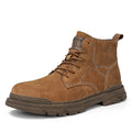 Men's ankle boots made of hand-stitched leather with laces