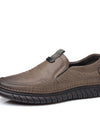 Real leather loafers