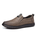 Real leather loafers