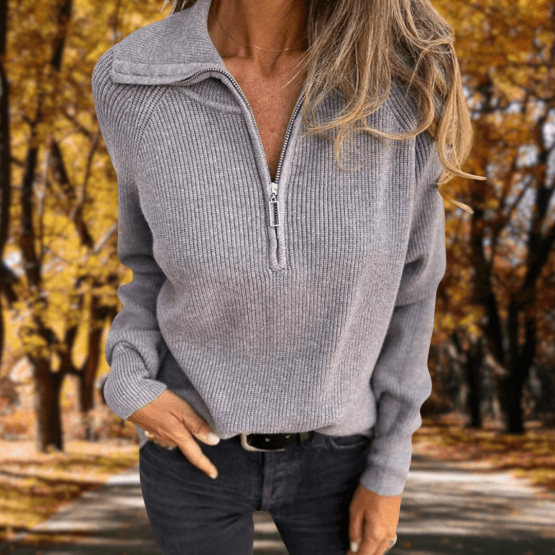 NOBLE | TIMELESS KNITTED SWEATER WITH TUMMY COVERAGE