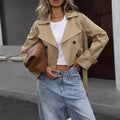 Hilde - Stylish short trench coat