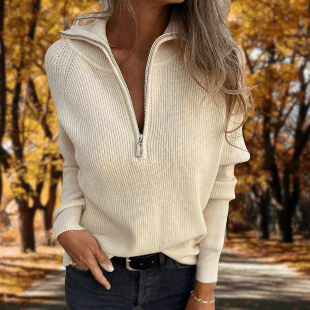 NOBLE | TIMELESS KNITTED SWEATER WITH TUMMY COVERAGE