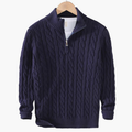TAEBAEK Cable-knit Jumper with Zip