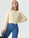 Serenity knitted cardigan with fringe