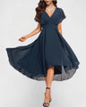 Clarissa™ Flowing V-Neck Maxi Dress