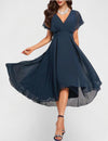 Clarissa™ Flowing V-Neck Maxi Dress