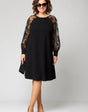 Destiny - Lace Sleeve Dress