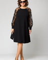 Destiny - Lace Sleeve Dress