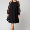 Destiny - Lace Sleeve Dress
