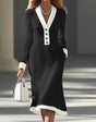 Kaylin™ Stylish Long Sleeve Dress