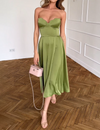Bianca - Chic Strapless Midi Dress