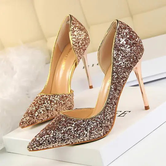 Elegant stiletto heels for weddings