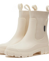 Anti-slip, waterproof boots with a thick sole, mid-calf high