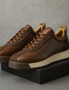 Men's leather sneakers, suitable for everyday wear