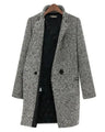 Olive | Long wool coat