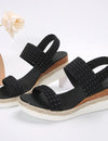 Summery wedge sandals
