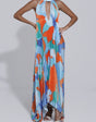 Shalia - Sensual Maxi Dress with Halter Neck and Pleats