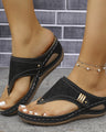 SoleilStep™ hollow platform sandals