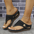SoleilStep™ hollow platform sandals