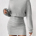 POPPY™ - Minimalist ribbed turtleneck dress