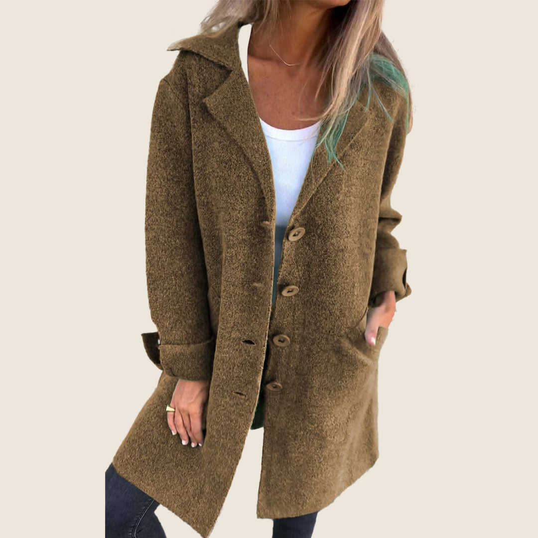 Amy | Soft button-up jacket