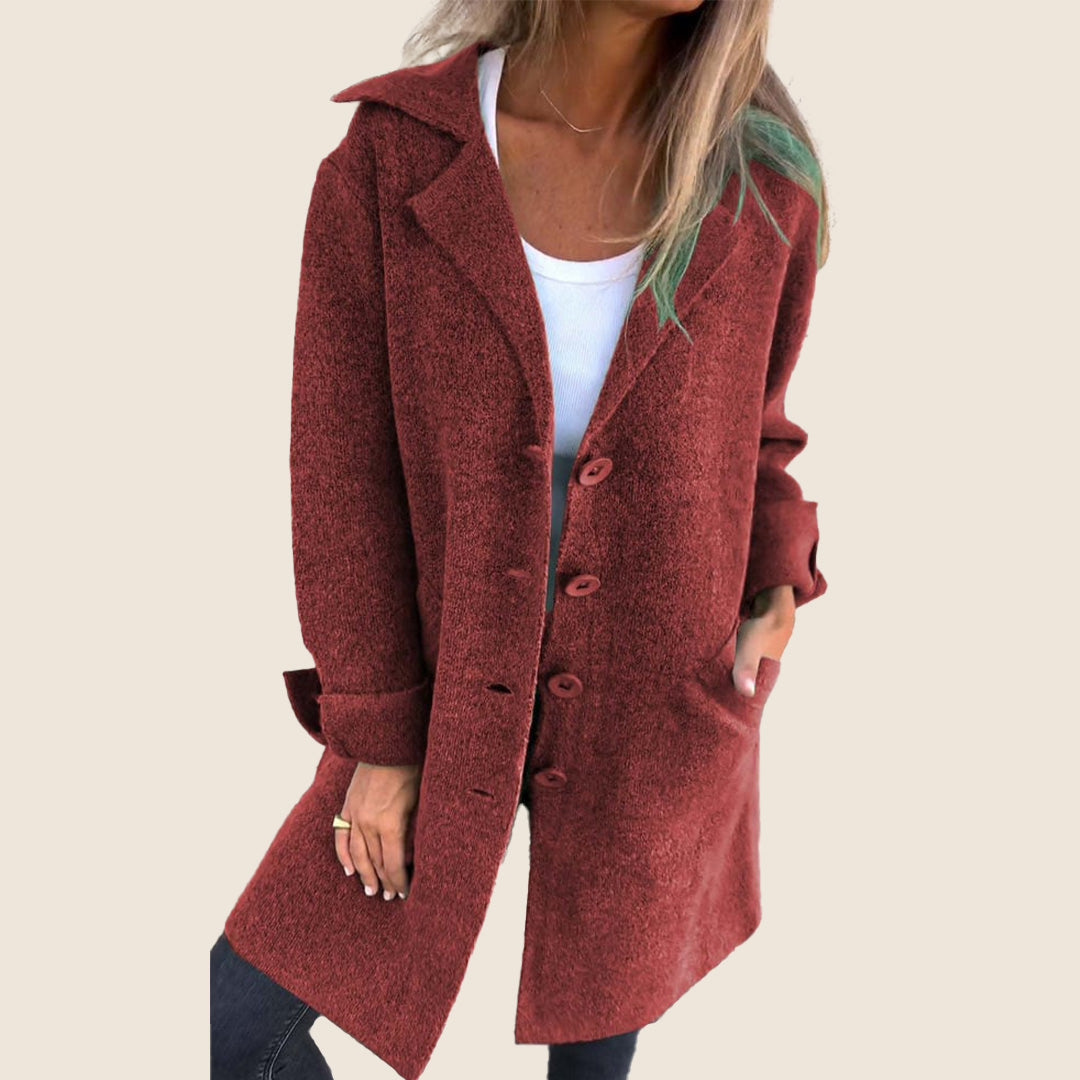 Amy | Soft button-up jacket