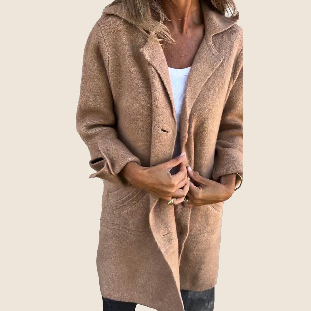 Amy | Soft button-up jacket