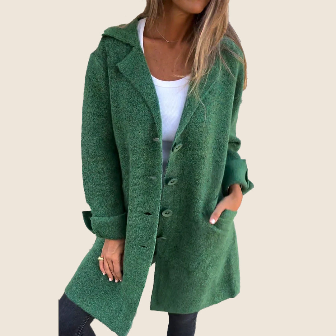 Amy | Soft button-up jacket