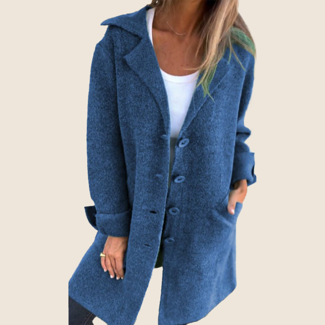Amy | Soft button-up jacket
